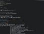 Close-up of Python script with syntax highlighting, featuring function definition and object selection logic.