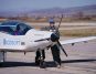 Mack and his ultralight aircraft